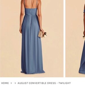 AUGUST CONVERTIBLE DRESS
CHIFFON TWILIGHT xs